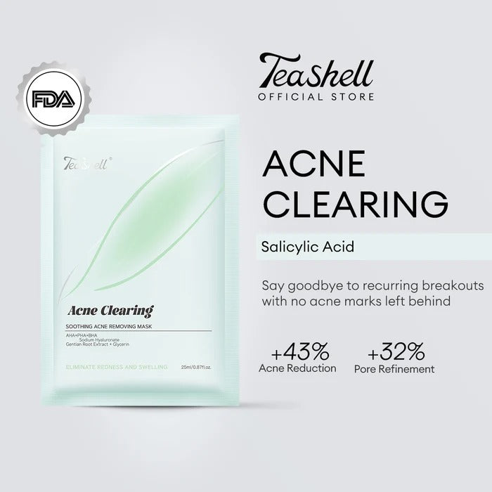 Teashell Soothing acne Removing mask