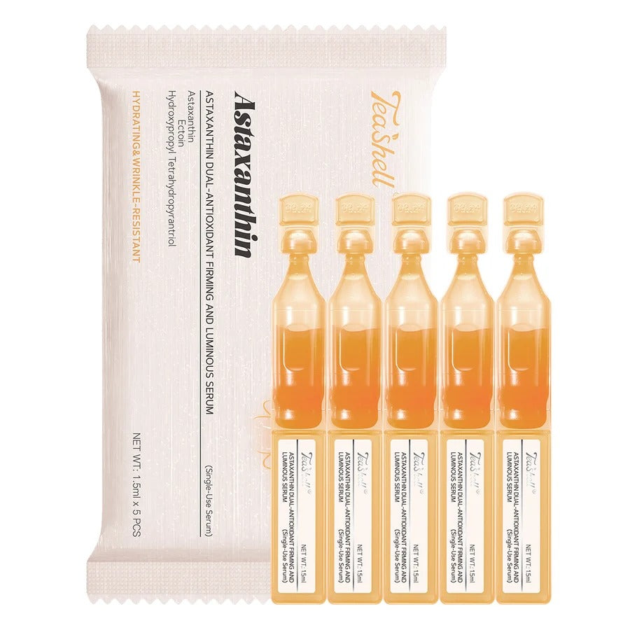 Teashell Astaxanthin Dual-Defense Firming &Radiance Ampoule (Single-Use Ampoules)