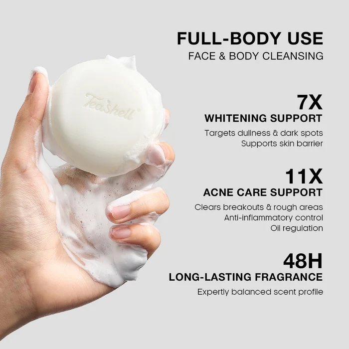 Teashell 3D Niacinamide Whitening Soap